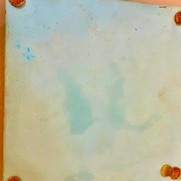 Lynda Feman Vintage Festive Turtle🐢Ceramic Trivet - Picture 10 of 16